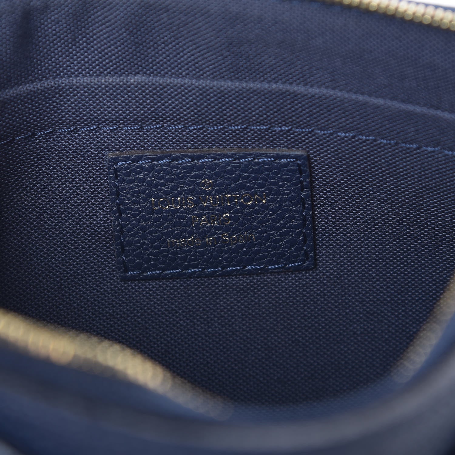 Louis Vuitton Monogram Pallas Clutch Blue Marine 6 of 9