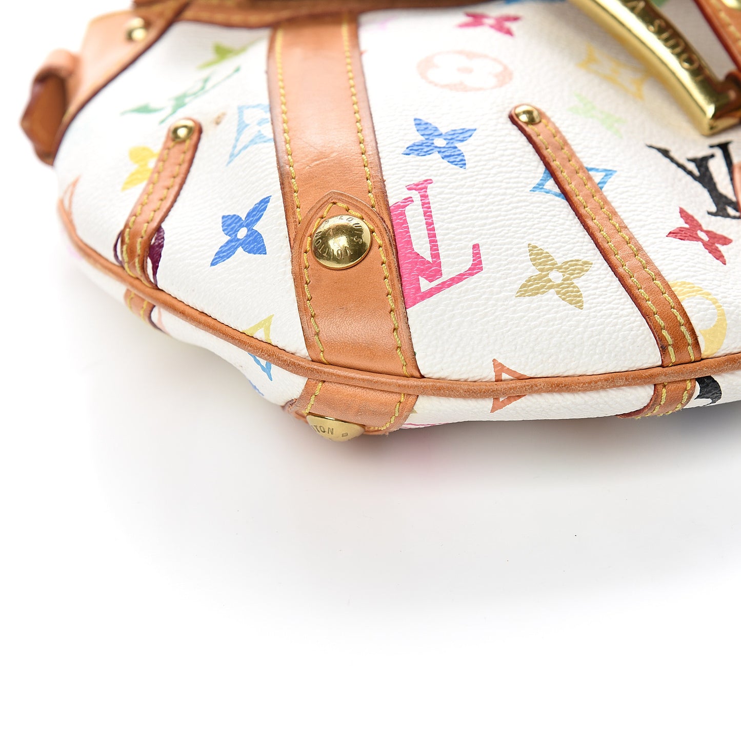 Monogram Multicolor Leonor White