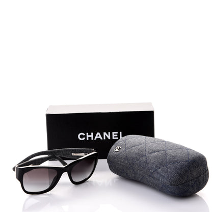 Chanel Acetate Denim CC Sunglasses 5162 Black 8 of 8