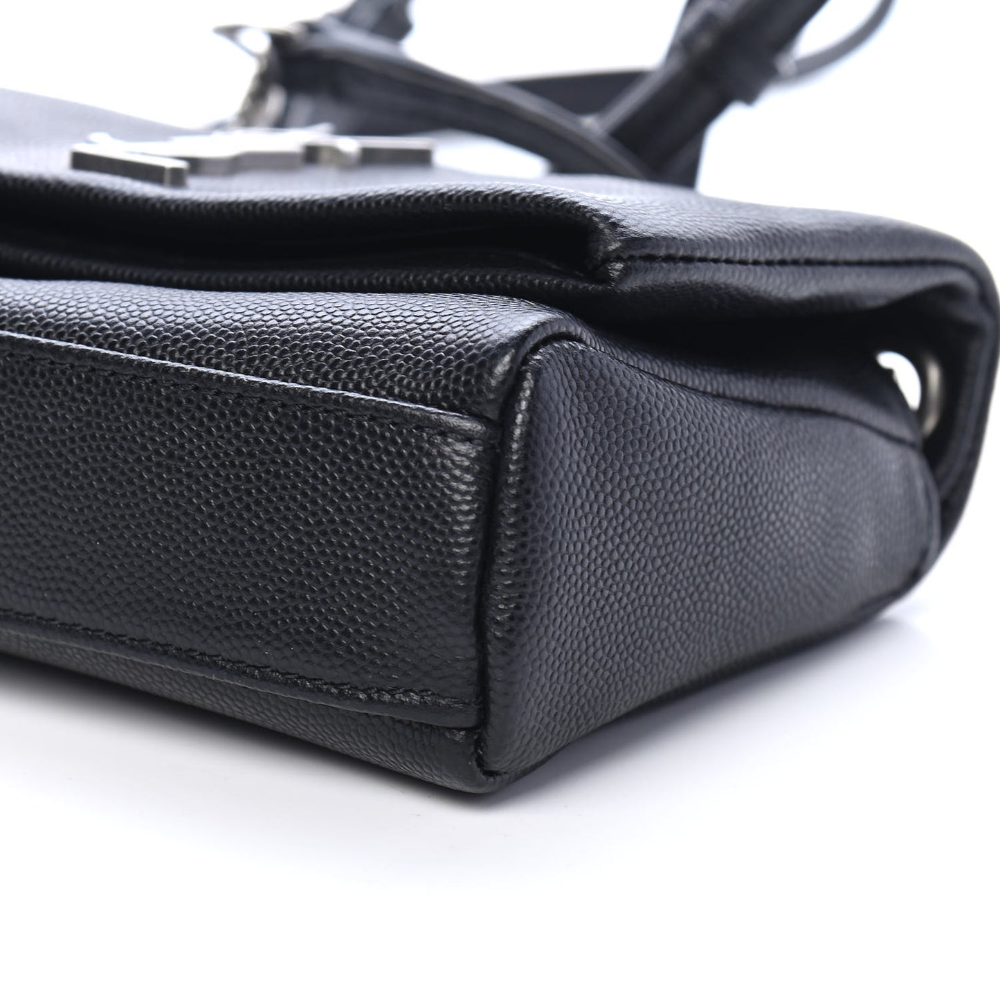 Grain De Poudre Monogram Toy West Hollywood Fold-Over Bag Black