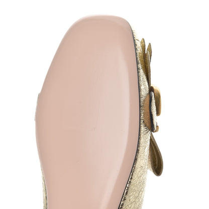 Gucci Galassia GG Marmont Fringe Flats 36.5 Platino 13 of 21