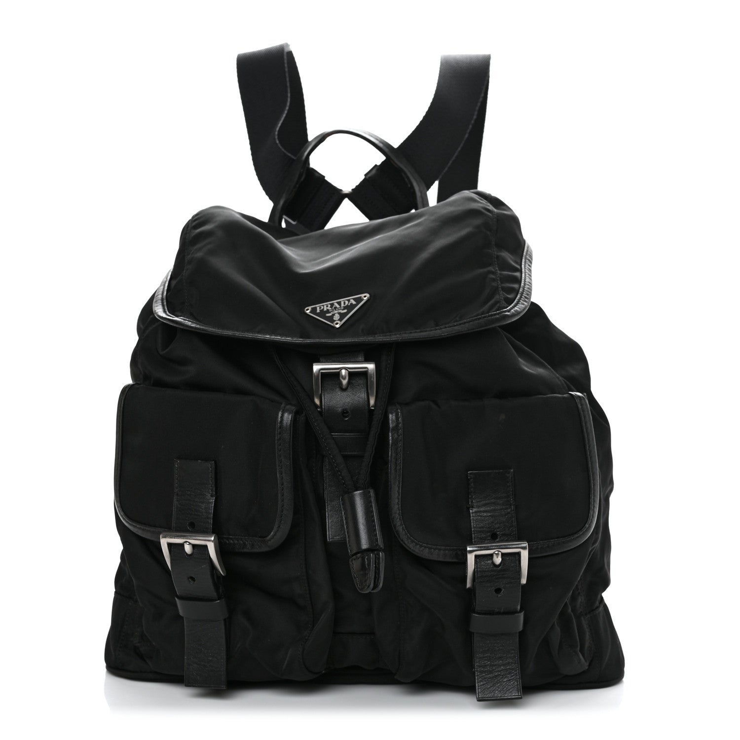 Prada Nylon Vela Large Backpack Black 1 of 14