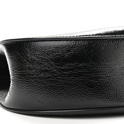 Chloe Grained Patent Drew Shoulder Bag Black 7 of 8