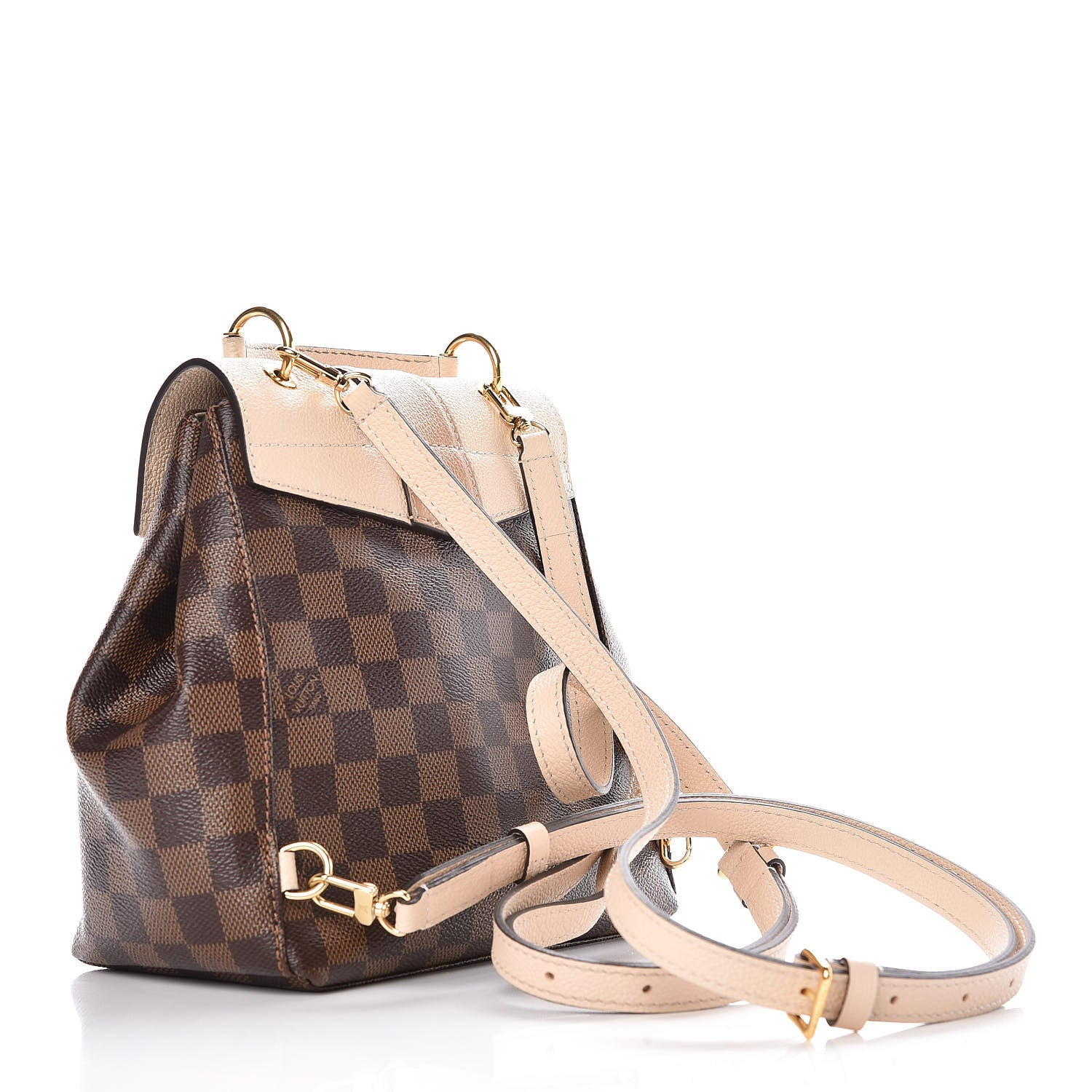 Louis Vuitton Damier Ebene Clapton Backpack Creme 3 of 11