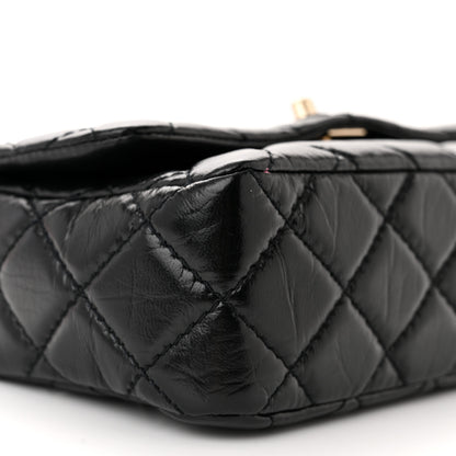 Chanel Shiny Lambskin Quilted Small Montcoco Flap Black 9 of 11