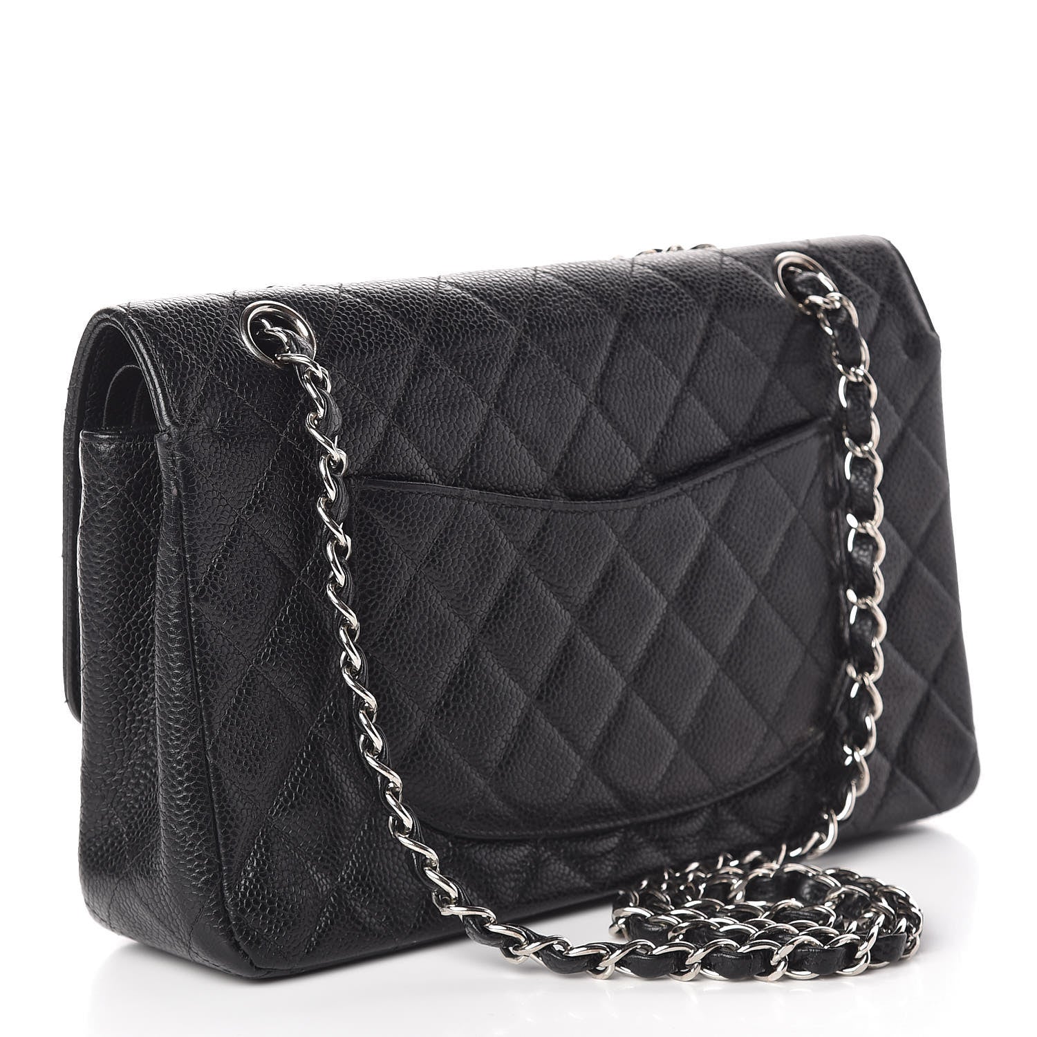 Chanel Caviar Quilted Medium Double Flap Black 3 of 25