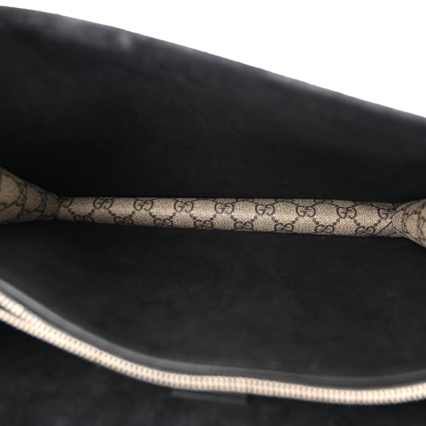 GG Supreme Monogram Medium Dionysus Shoulder Bag Black