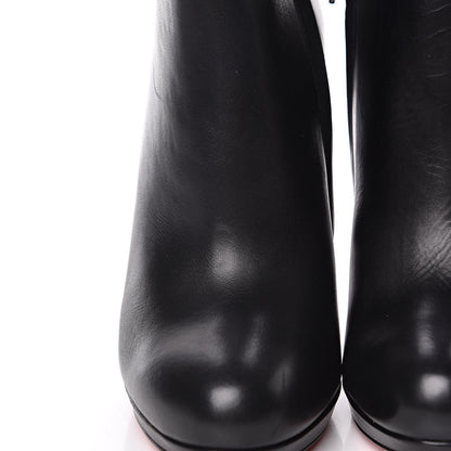 Christian Louboutin Calfskin Bella Top 120 Ankle Boots 35 Black 9 of 11