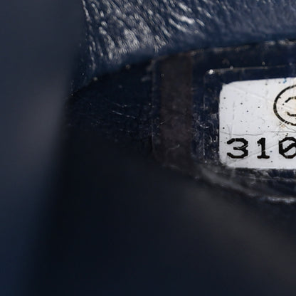 Chanel Caviar Quilted Medium Sweet Classic Flap Navy Blue 7 of 11