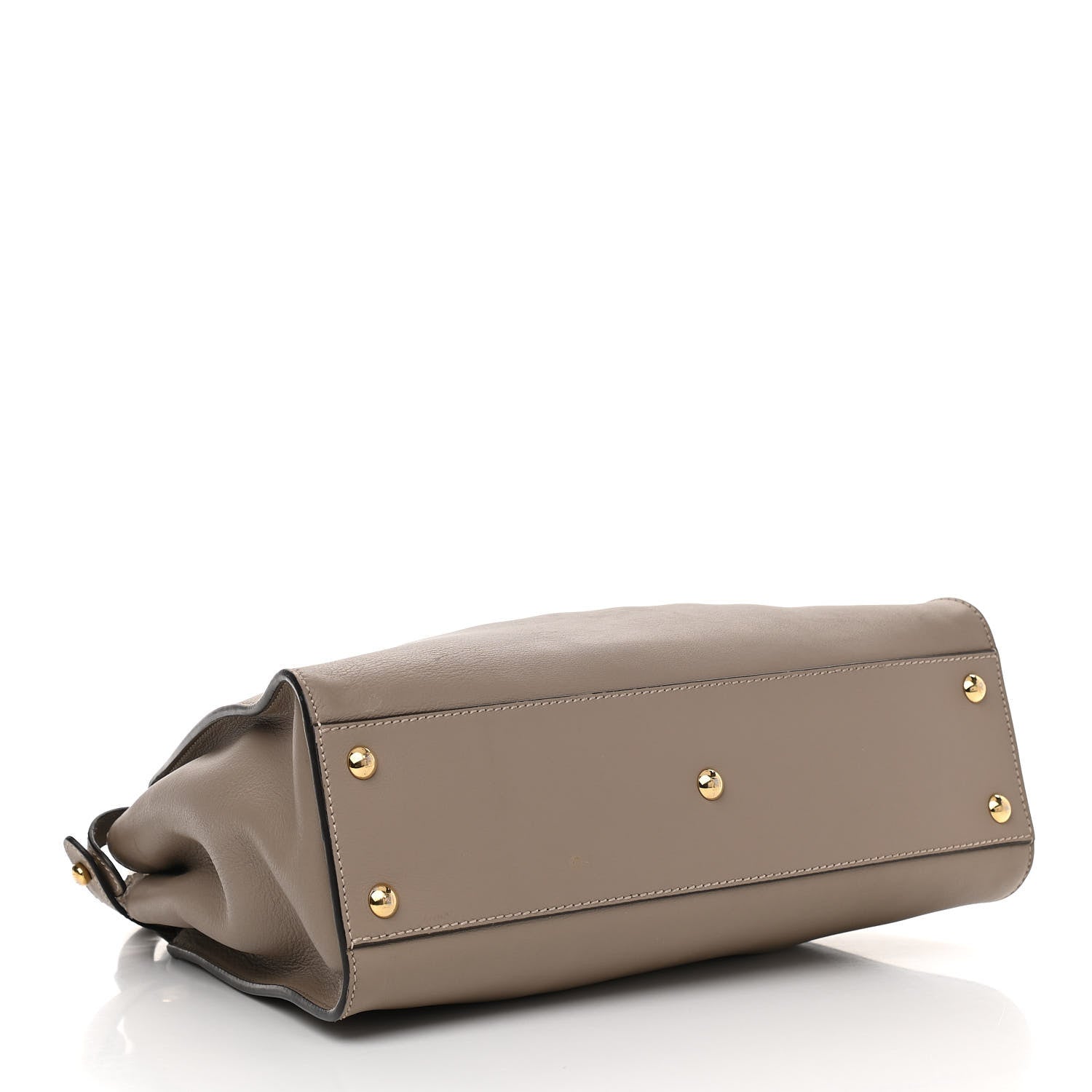 Fendi Vitello Seta Plexiglass Tortoise Medium Peekaboo Iconic Satchel Tortora 4 of 13