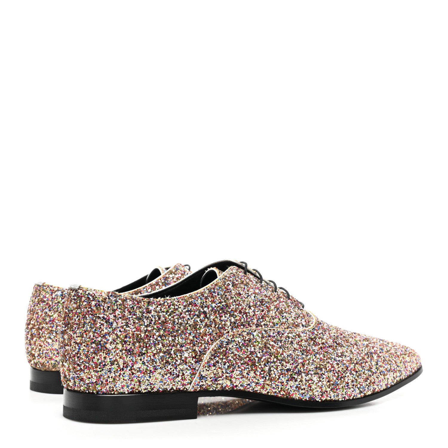 Saint Laurent Glitter Galactica Oxfords 43 Multicolor 4 of 8