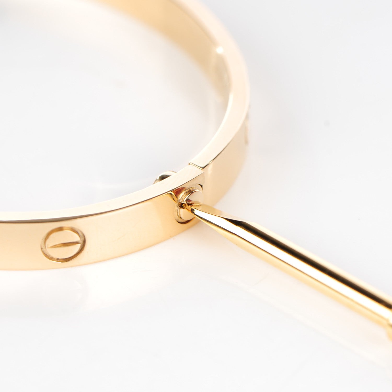 Cartier 18K Yellow Gold LOVE Bracelet 17 6 of 6