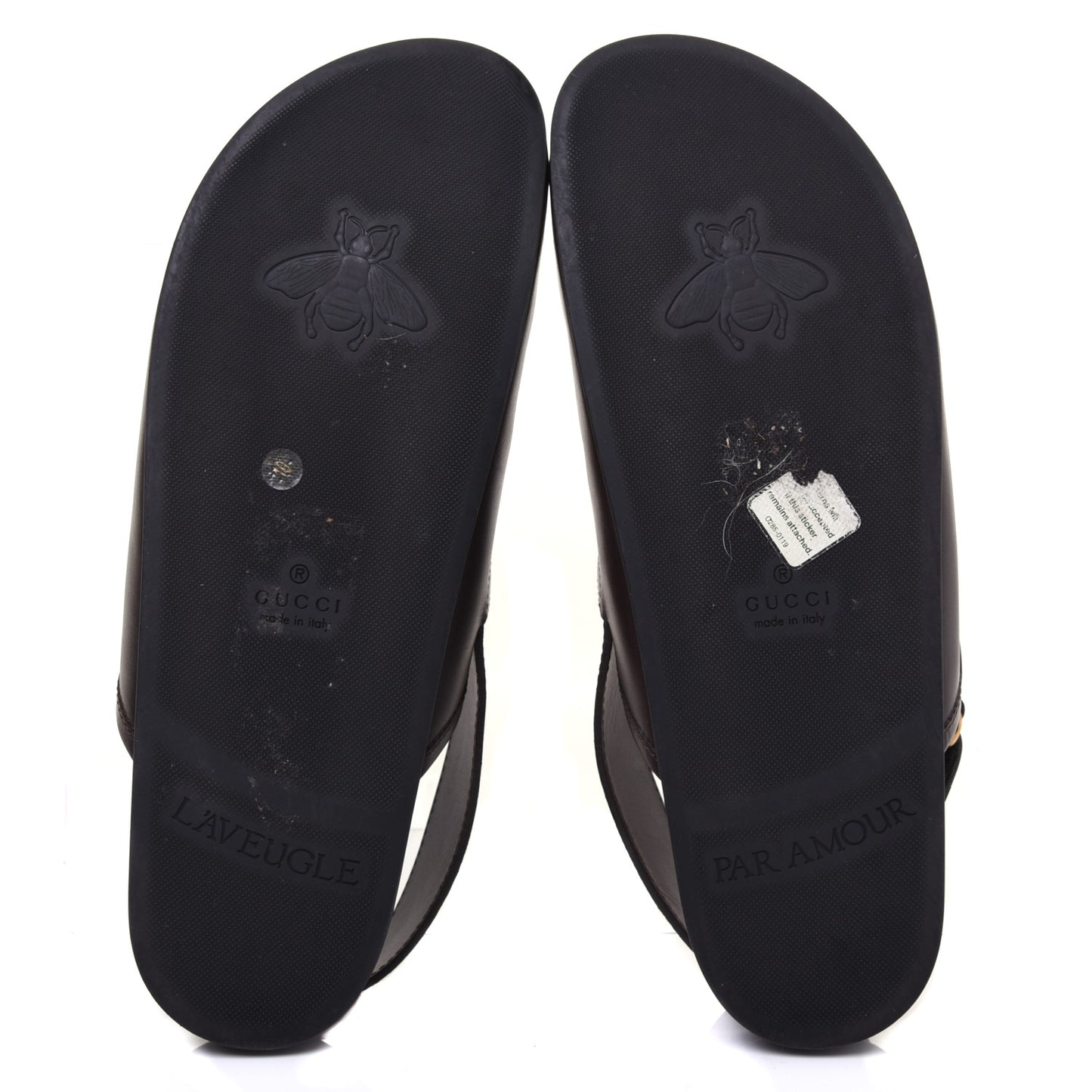 Calfskin Mens Horsebit River Slingback Slippers 10 Cocoa