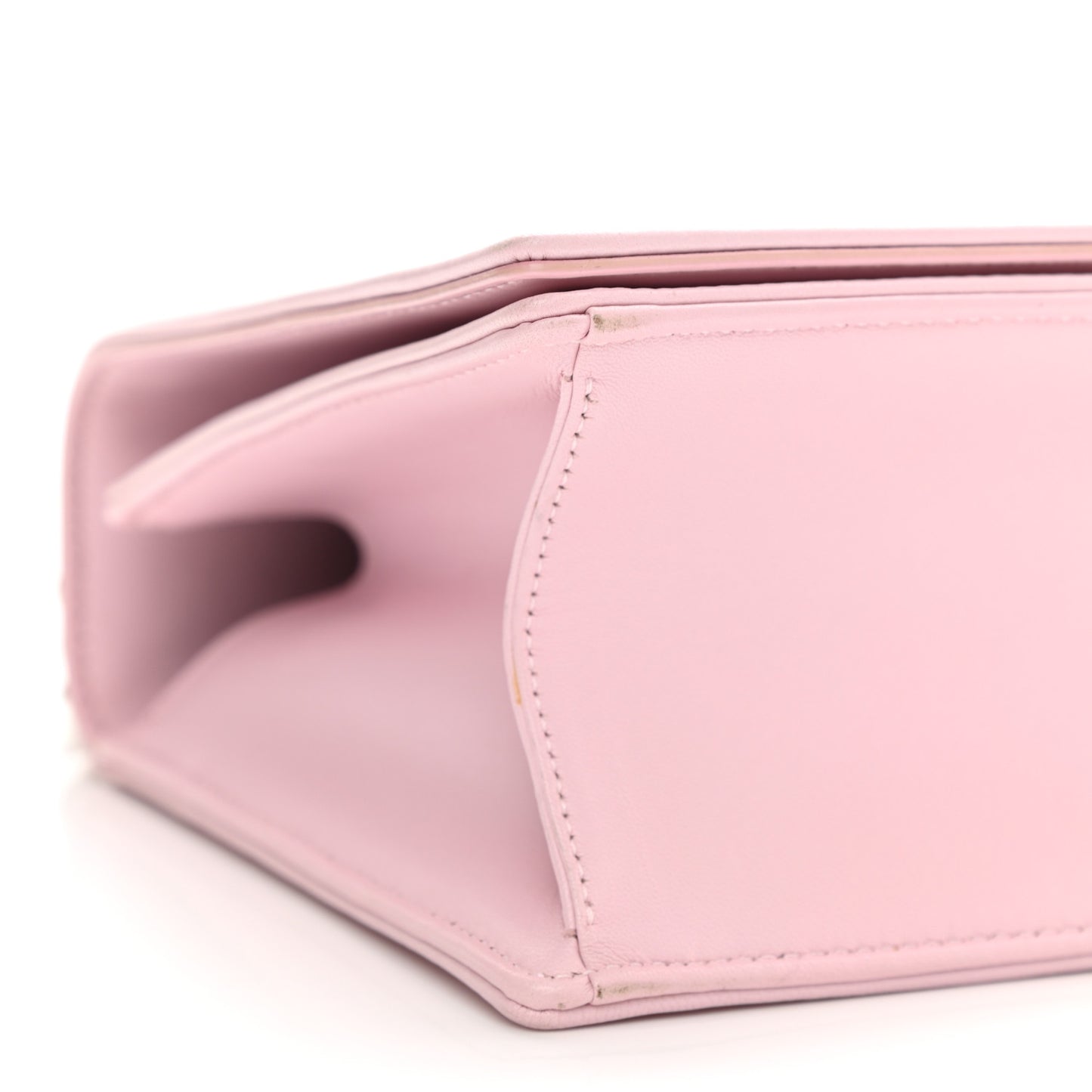 Lambskin Paradise Diorama Flap Bag Pink Multicolor