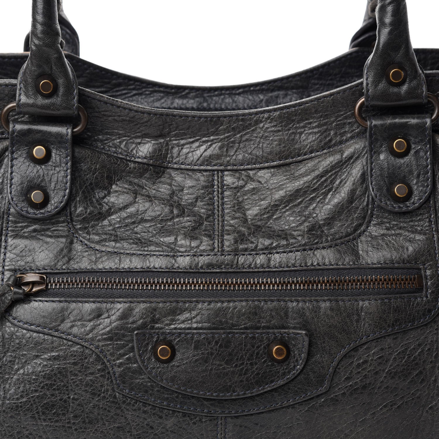 Balenciaga Agneau Classic Hardware Part Time Anthracite 12 of 12