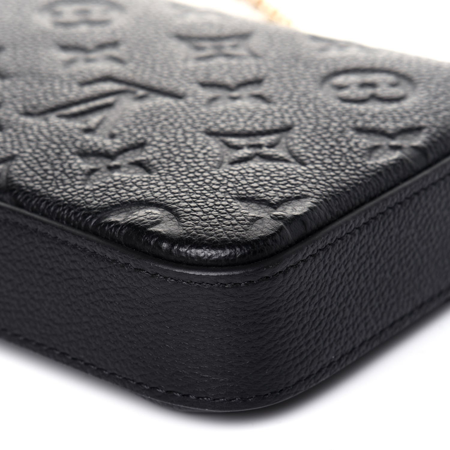 Louis Vuitton Empreinte Pochette Felicie Chain Wallet Black 14 of 17