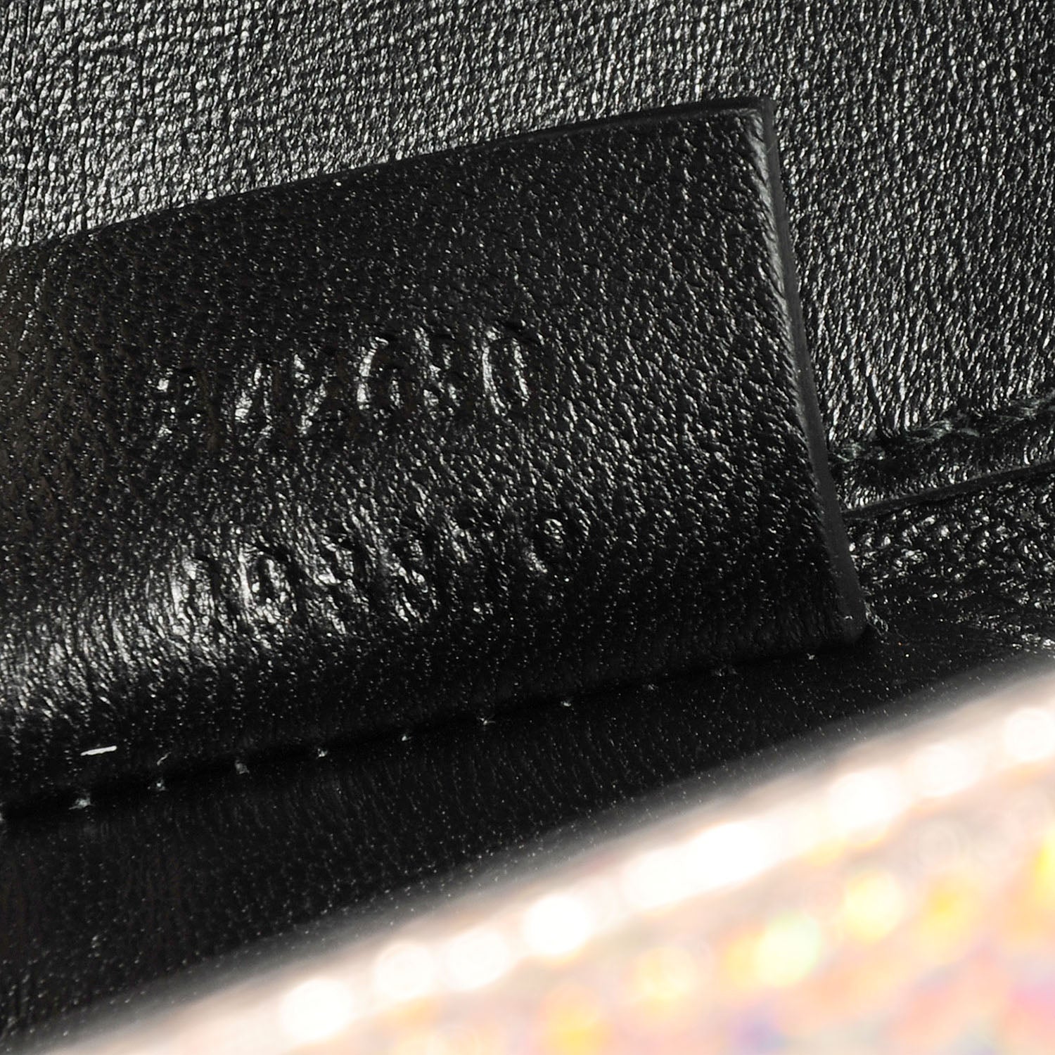 Gucci Metallic Crackled Calfskin Broadway Clutch 9 of 10