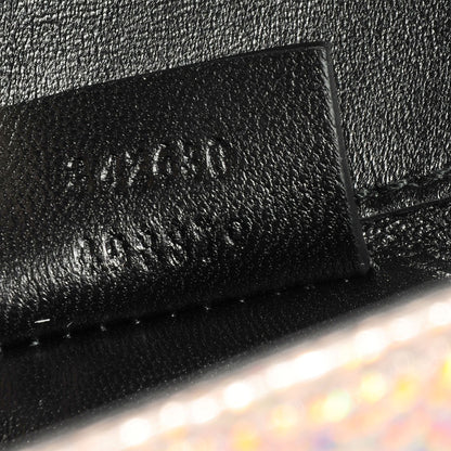 Gucci Metallic Crackled Calfskin Broadway Clutch 9 of 10