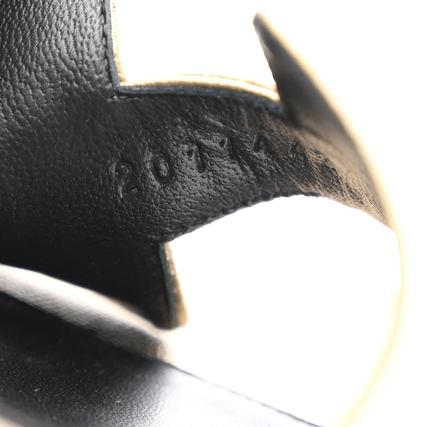 Metallic Madame Calfskin Oasis Sandals 38 Bronze