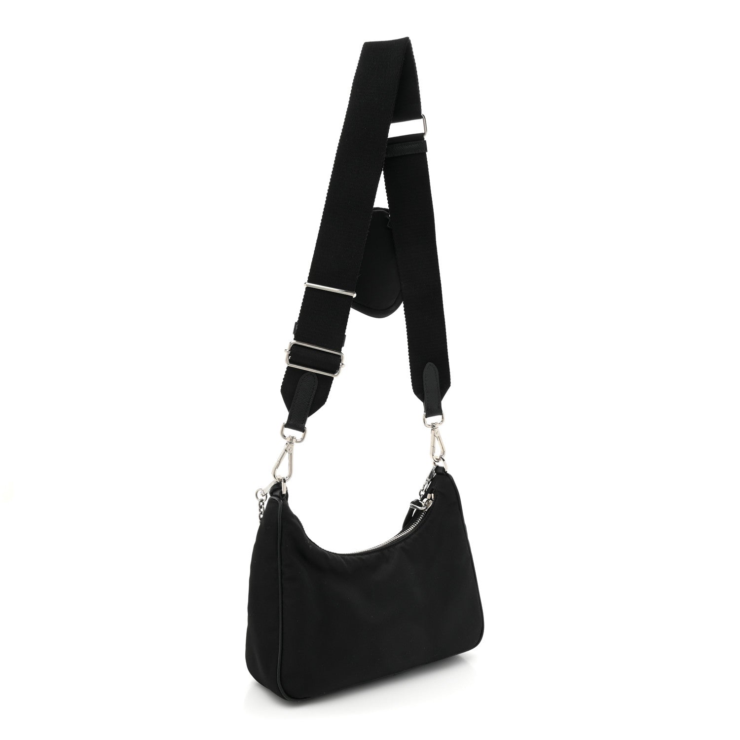 Prada Saffiano Lux Re-Edition 2005 Shoulder Bag Black 4 of 28