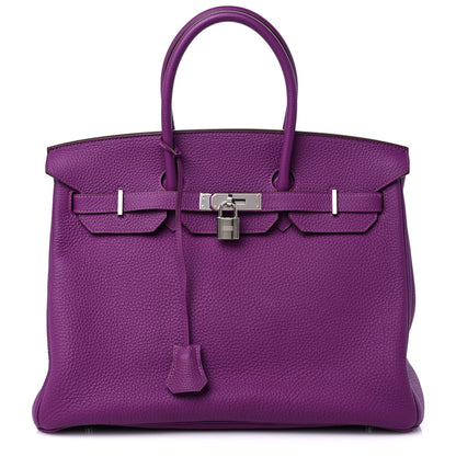 Hermes Togo Birkin 35 Anemone 1 of 9