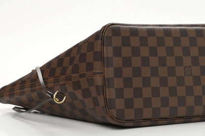 Louis Vuitton Damier Ebene Neo Neverfull MM Rose Ballerine 9 of 15