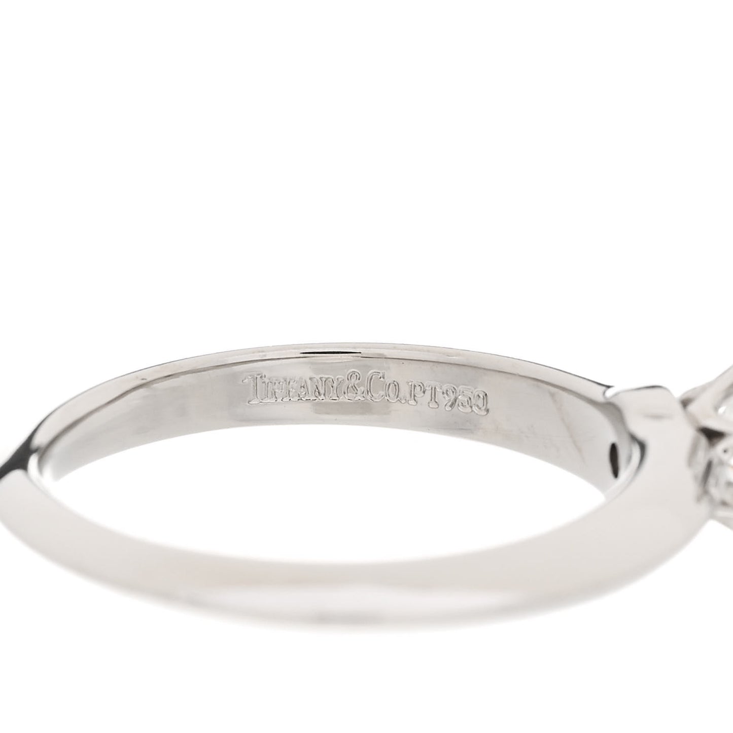 Platinum Diamond .49ct Solitaire Engagement Ring 49 5