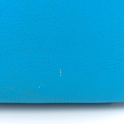 MCM Grained Calfskin Mini Milla Tote Tile Blue 15 of 15