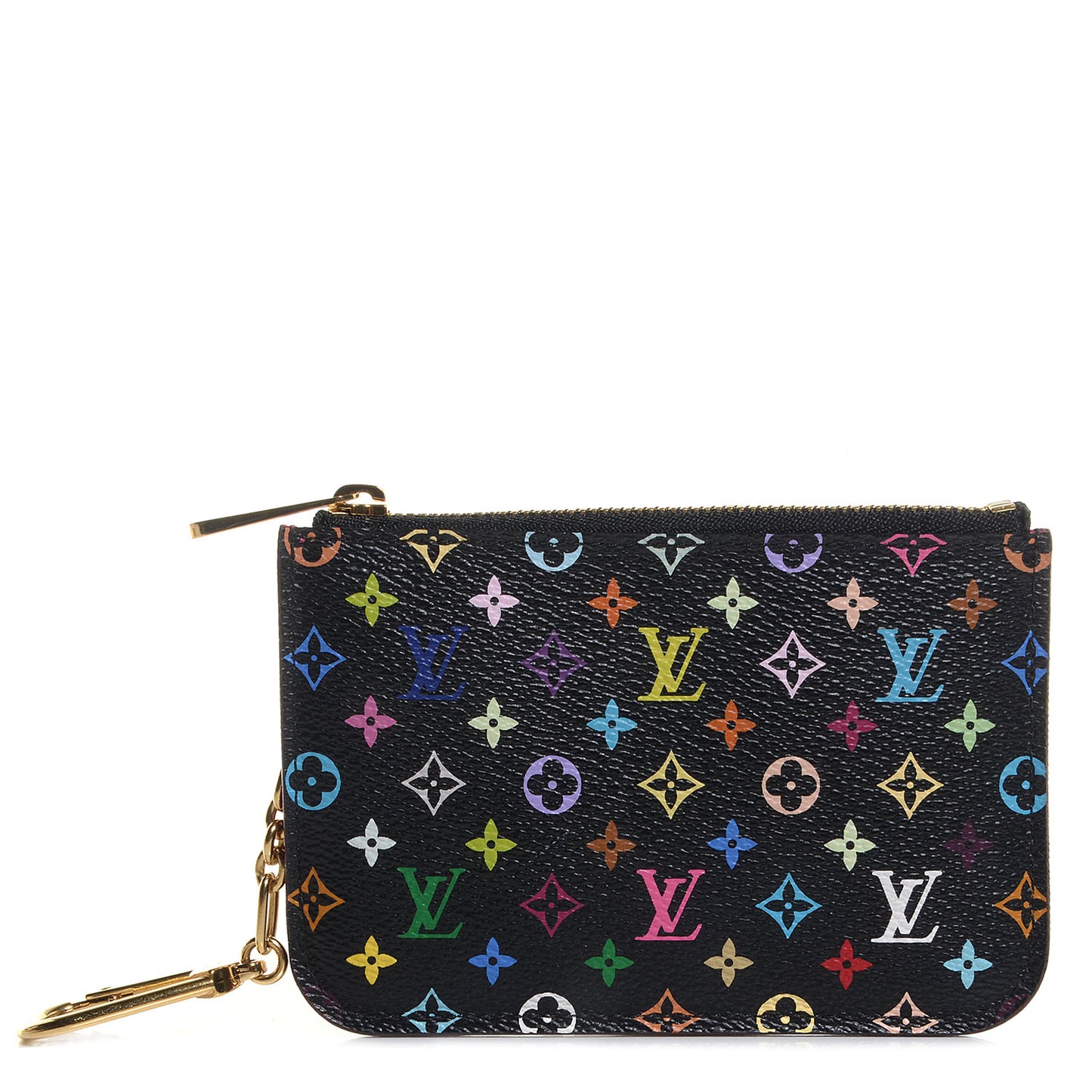 Monogram Multicolor Key Pouch Black Grenade