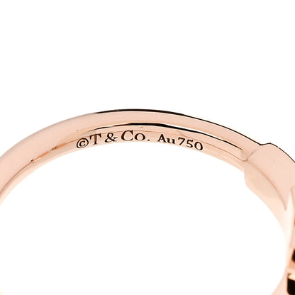 Tiffany 18K Rose Gold T Wire Ring 50 5.5 4 of 4