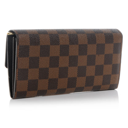 Louis Vuitton Damier Ebene Sarah Wallet 3 of 7