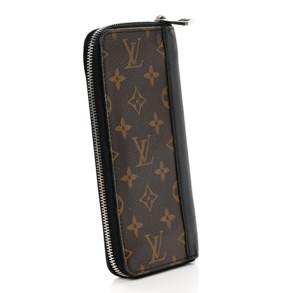 Louis Vuitton Monogram Macassar Vertical Zippy Wallet 3 of 10