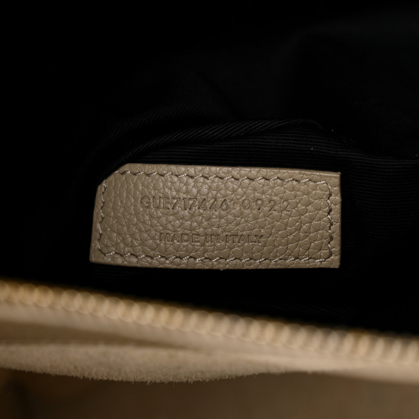 Grained Calfskin Large Souple Sac De Jour Dark Beige