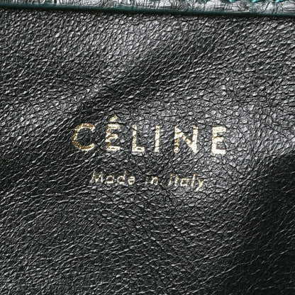 Celine Python Medium Phantom Luggage Emerald 6 of 7