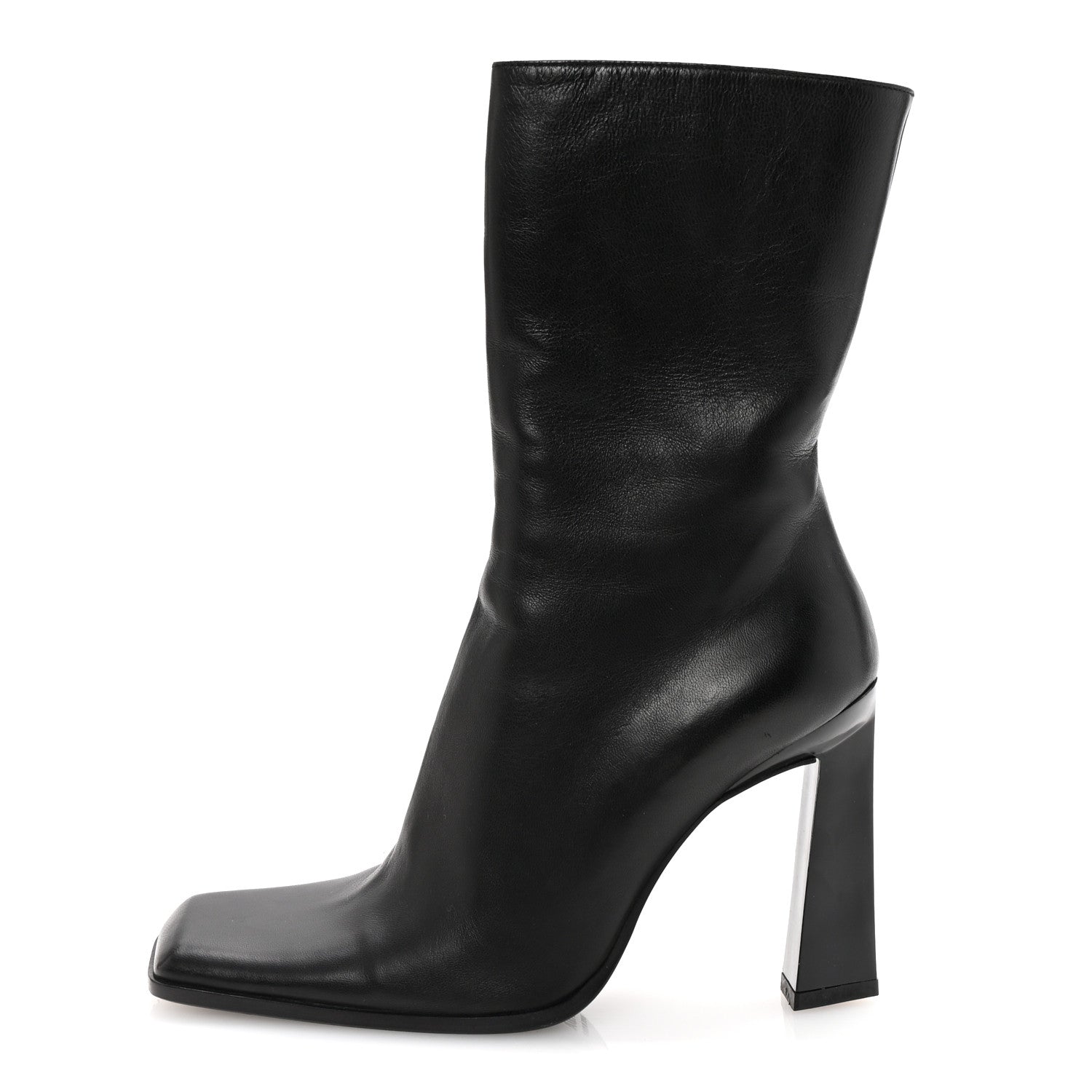 Prada Nappa Ankle Zip Boots 36 Black 1 of 8