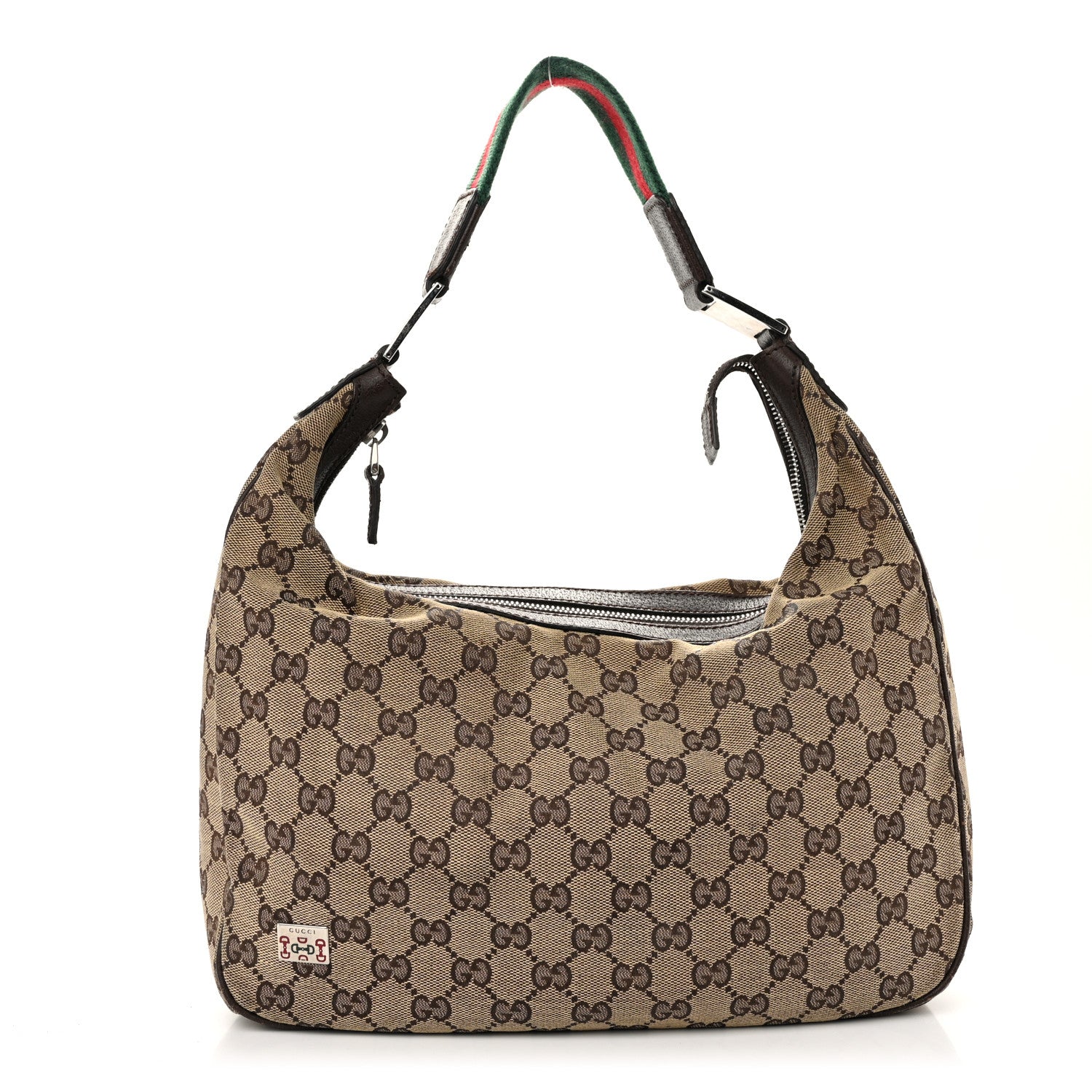 Gucci Monogram Medium Pop Hobo Dark Brown 1 of 13