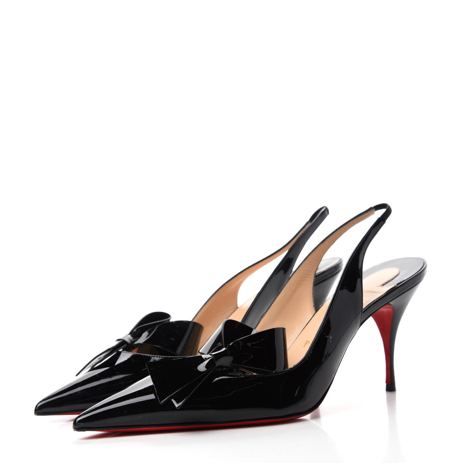 Christian Louboutin Patent Clare Nodo 80 Pumps 42 Black 3 of 8