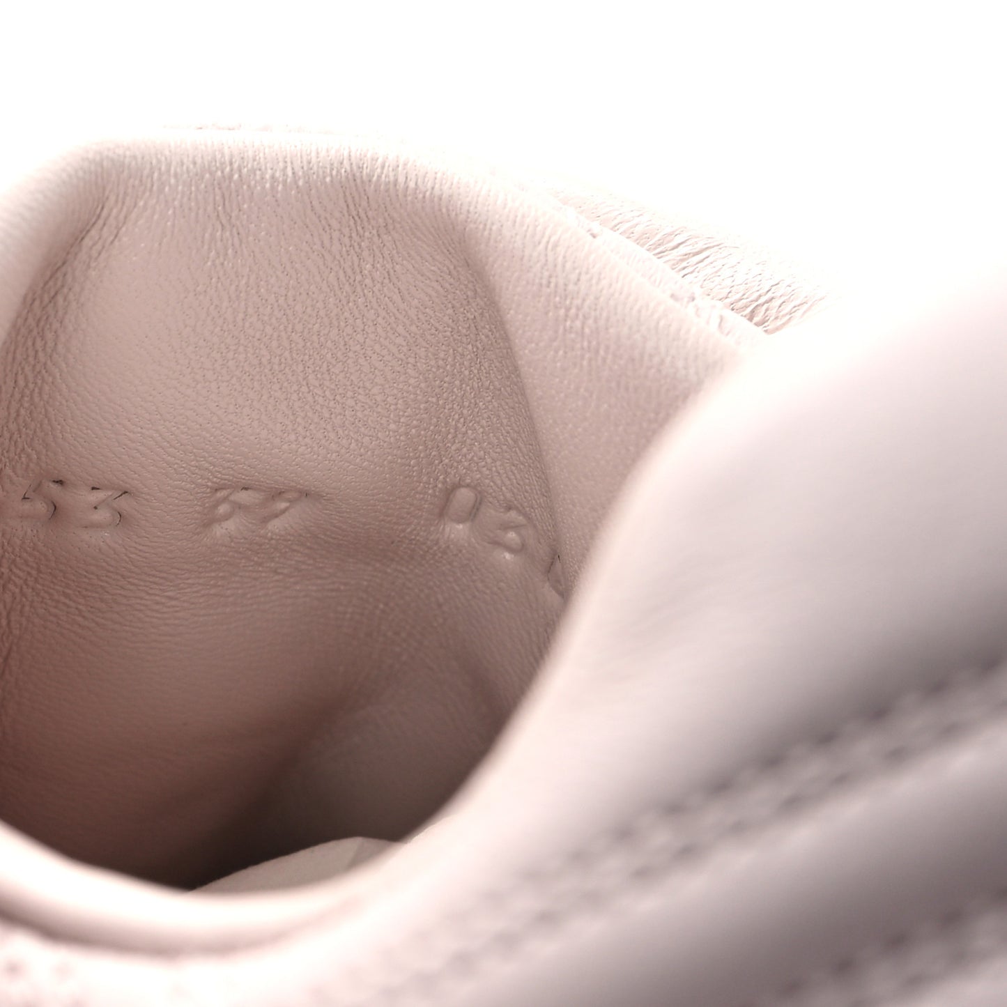 Calfskin Interlocking G Ripple Womens Platform Sneakers 39 Light Pink