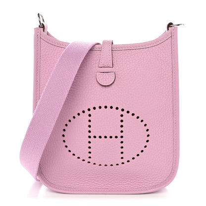 Hermes Taurillon Clemence Evelyne TPM Mauve Sylvestre 1 of 10