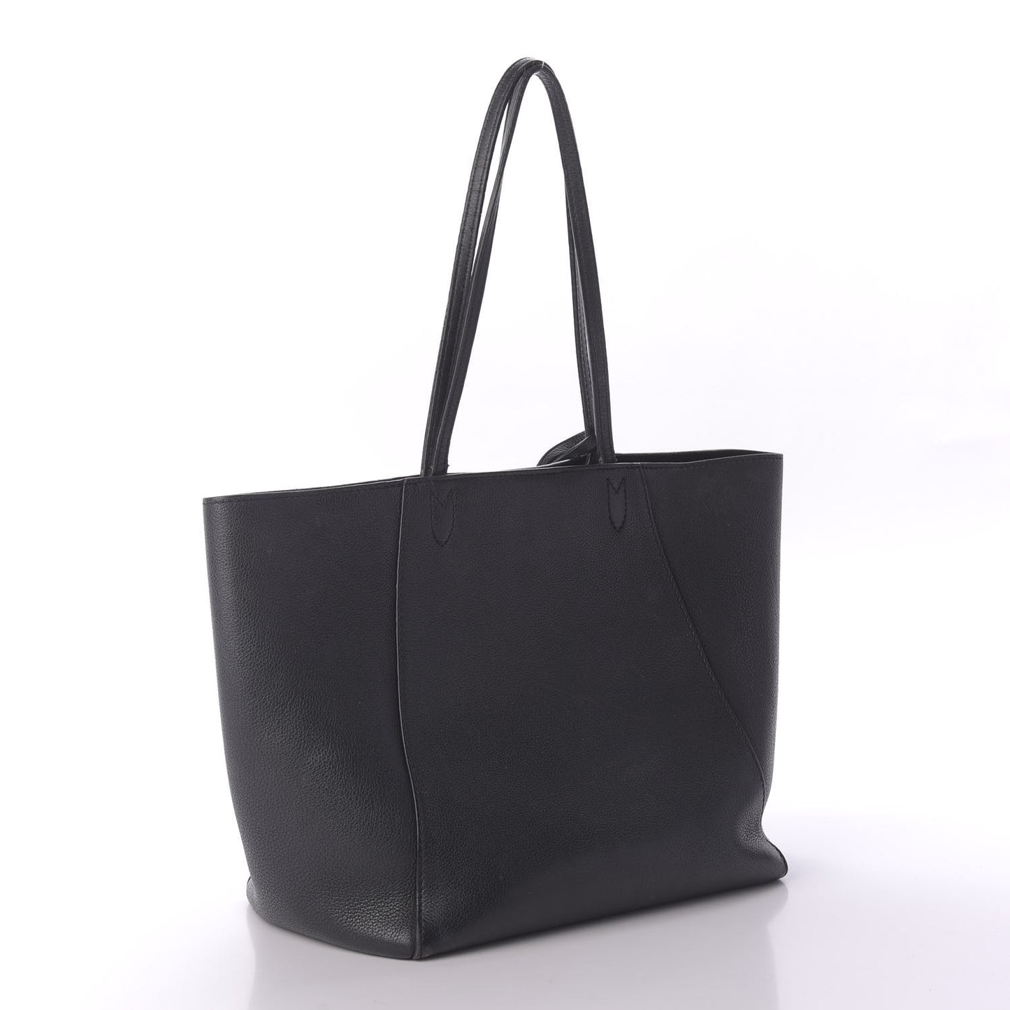 Calfskin Lockme Cabas Black