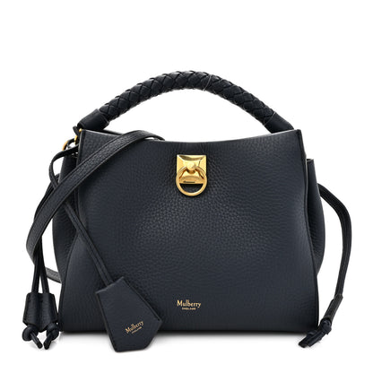 Mulberry Heavy Grain Small Iris Tote Navy 1 of 8
