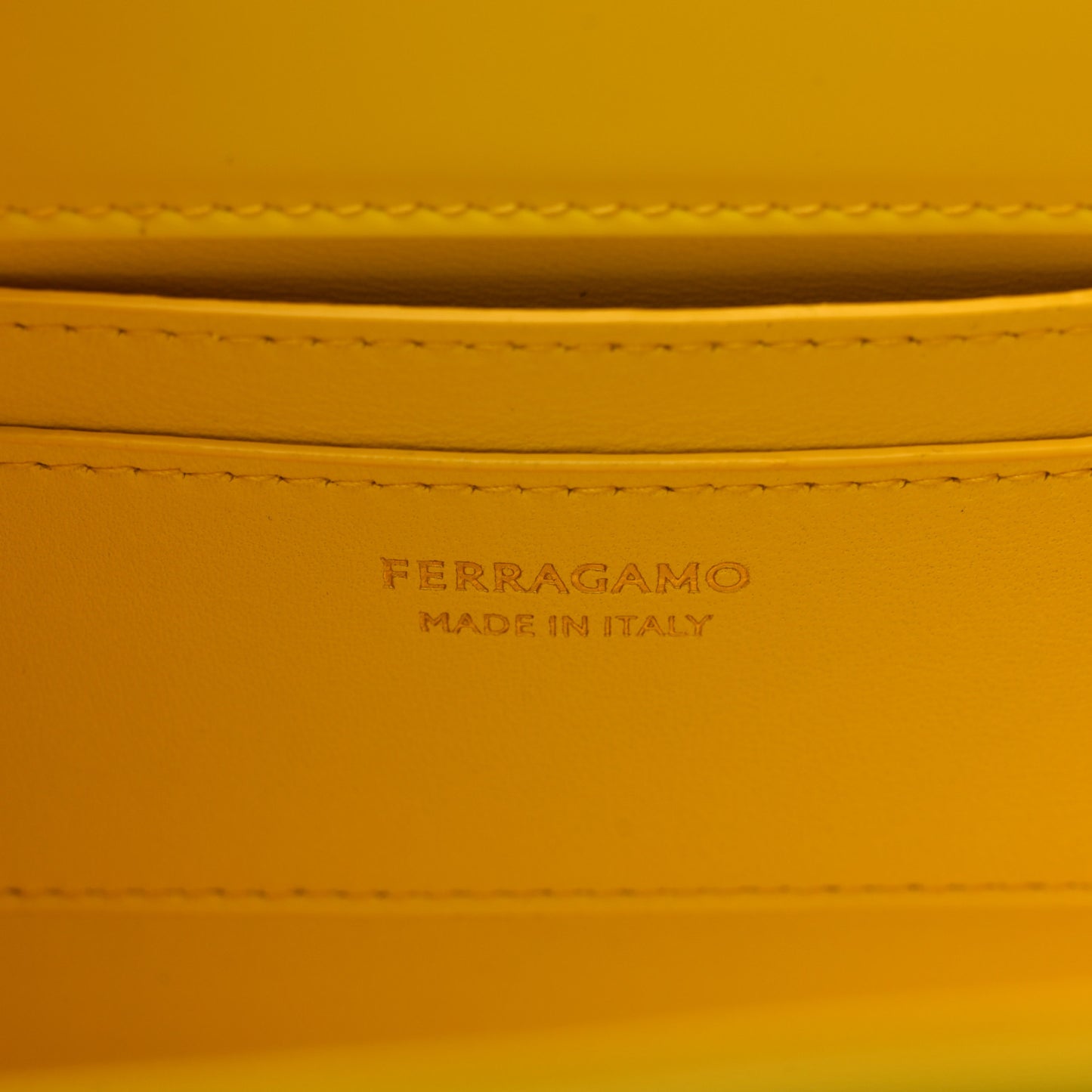 Brushed Calfskin Mini Wanda Top Handle Bag Yellow