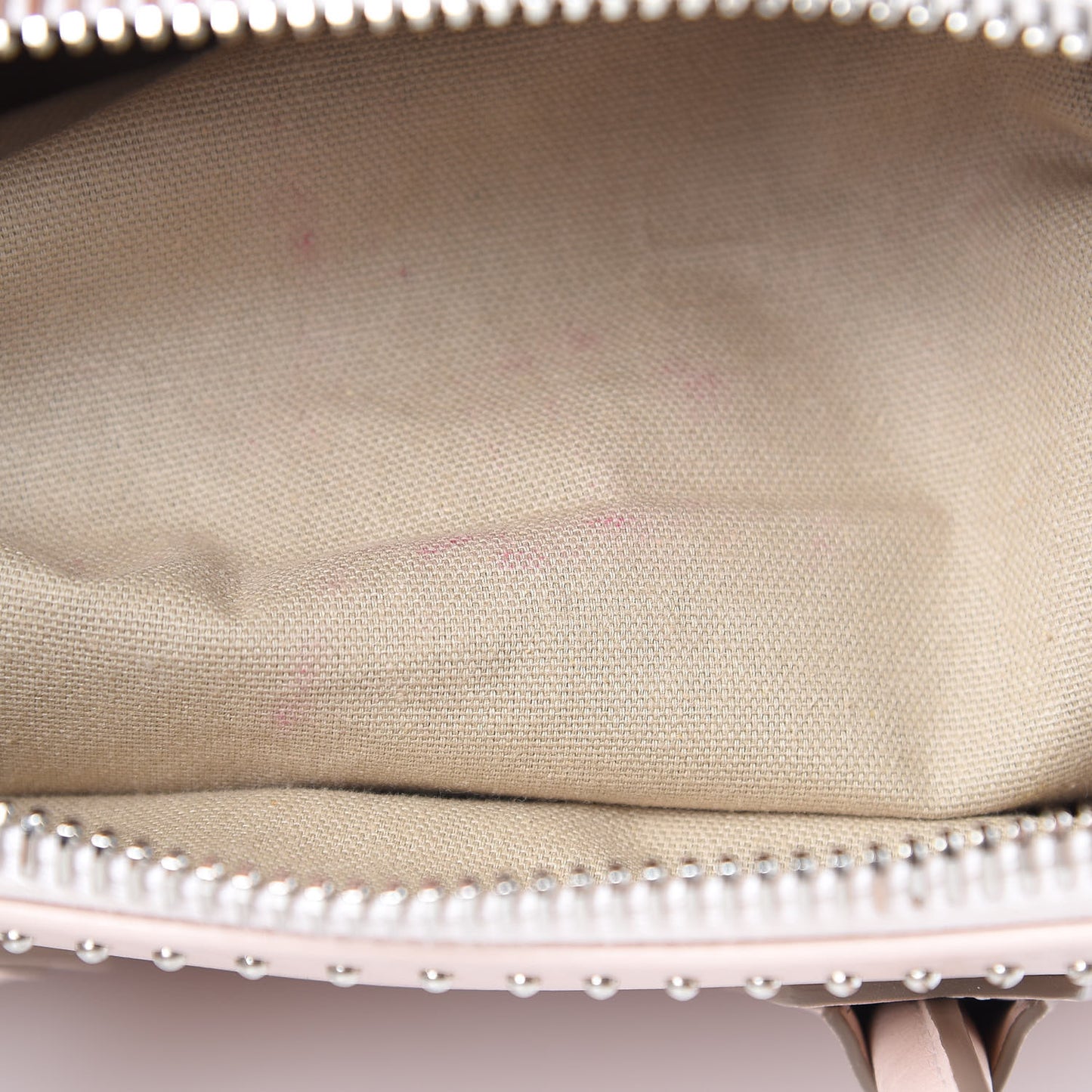 Calfskin Small Studded Antigona Nude Pink