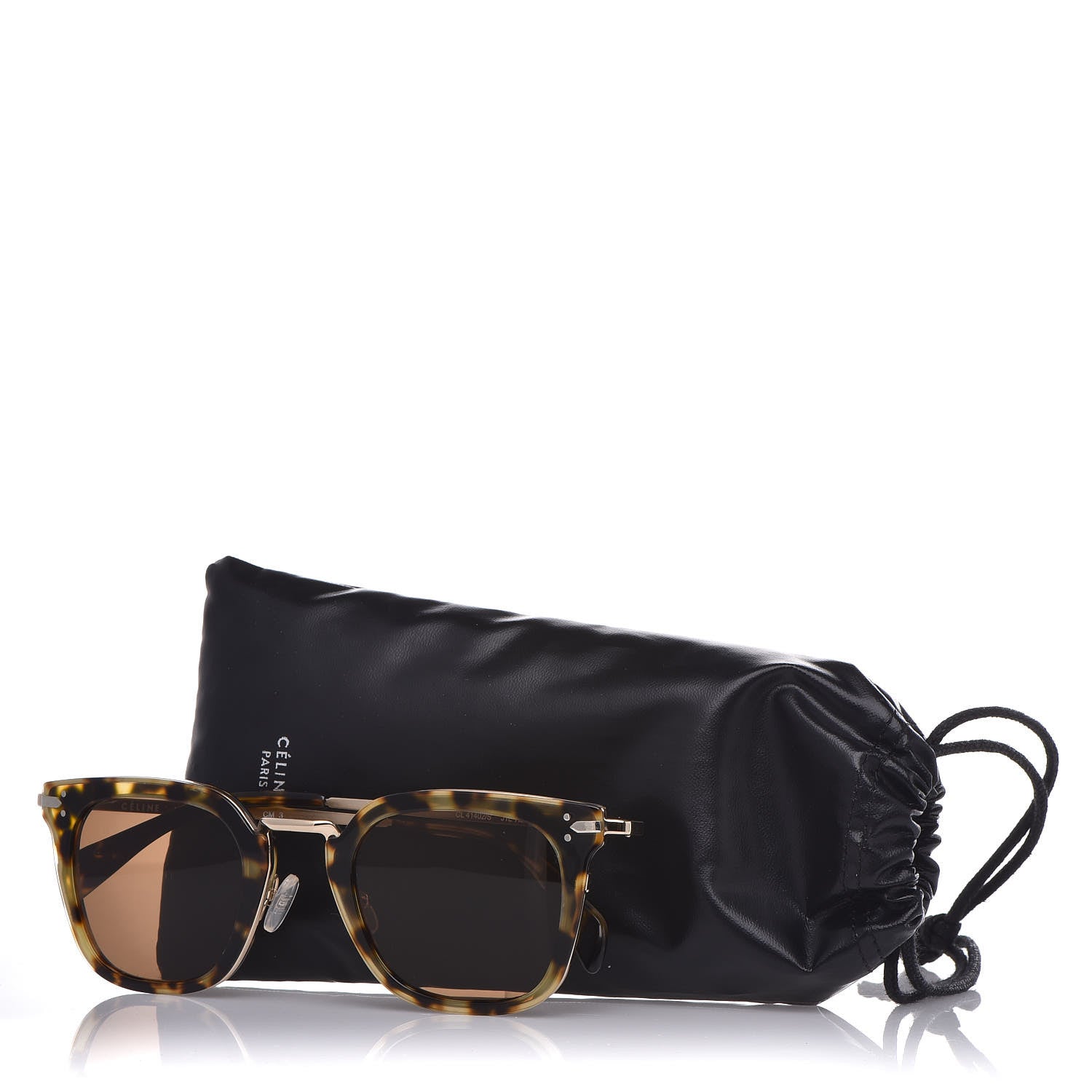 Celine Sunglasses CL 41402/S Tortoise 7 of 7