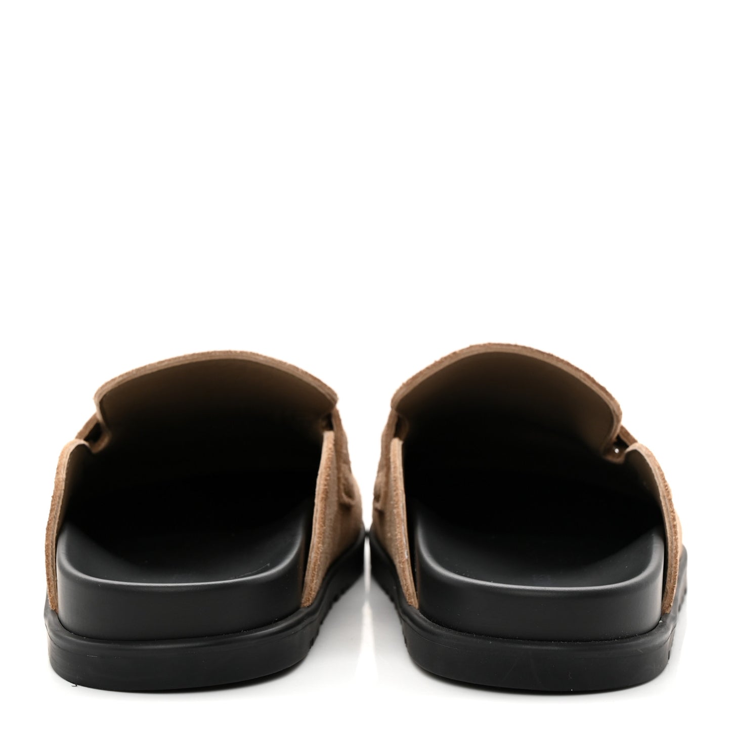 Suede Calfskin Womens Go Mules 38.5