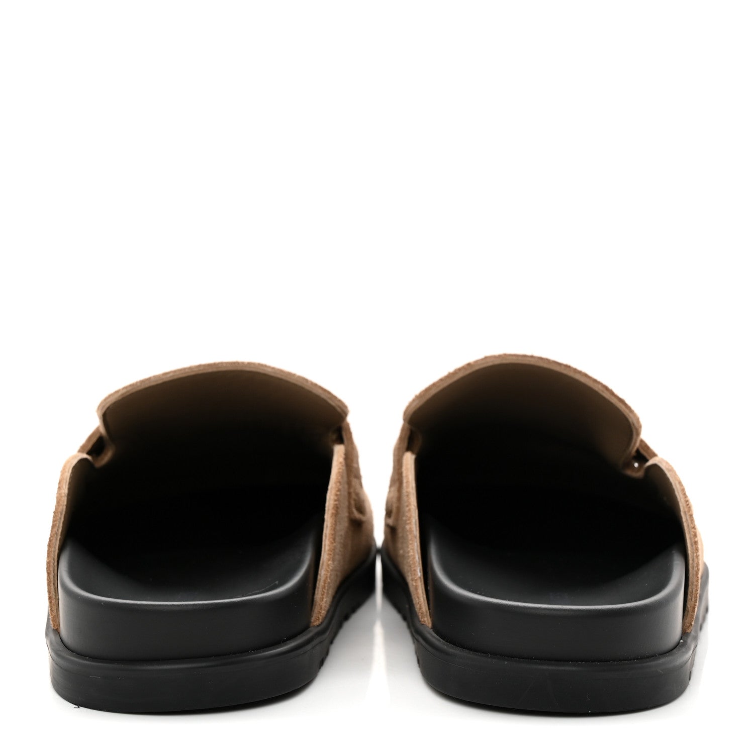 Hermes Suede Calfskin Womens Go Mules 38.5 4 of 12