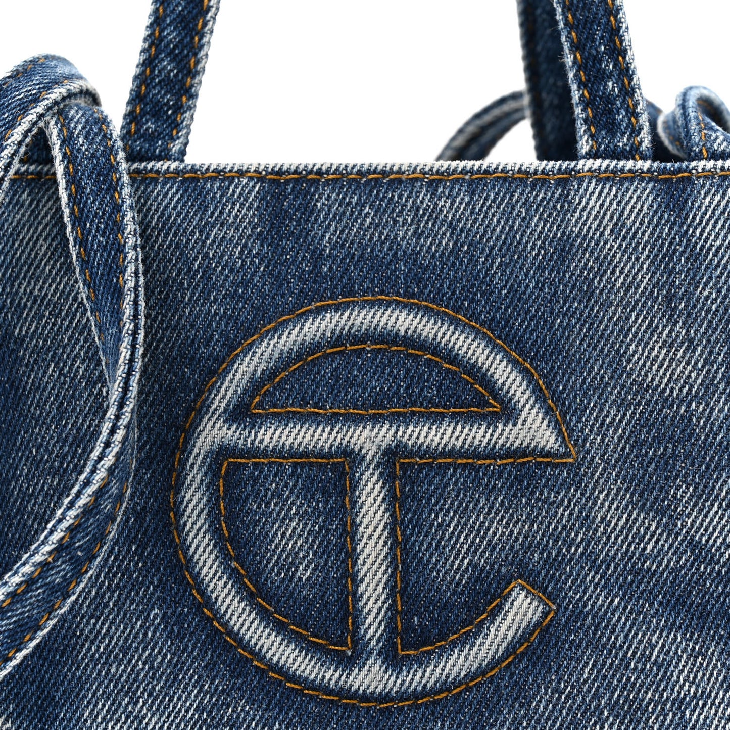 Denim Small Shopping Bag Blue
