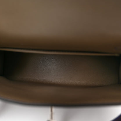 Hermes Chevre Mysore Verso Mini Kelly Sellier 20 Raisin Origan 5 of 10