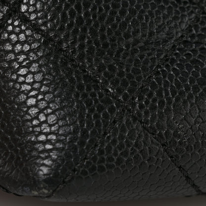 Chanel Caviar Quilted Jumbo Kelly Flap Black 15 of 16