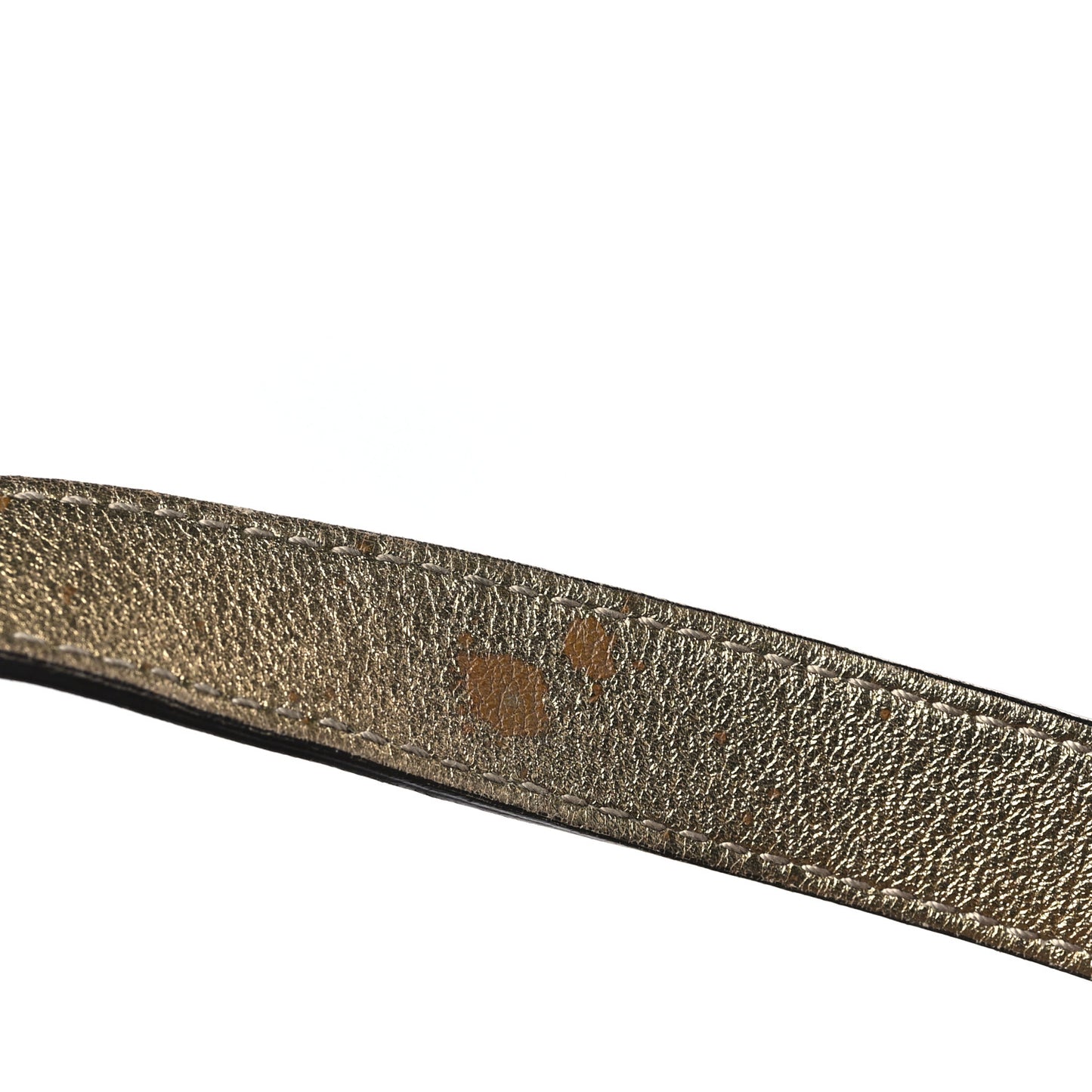 Satin Monogram Medium Abbey Tote Metallic Bronze